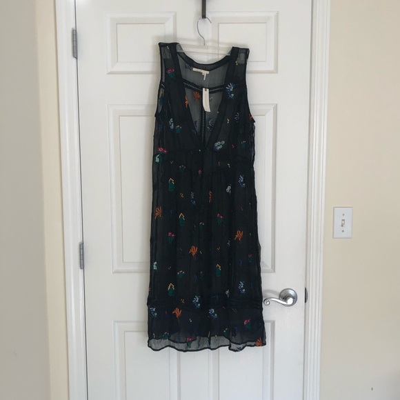 ✨NWT✨ Anthropologie | Floreat Sheer Dress - Picture 4 of 5